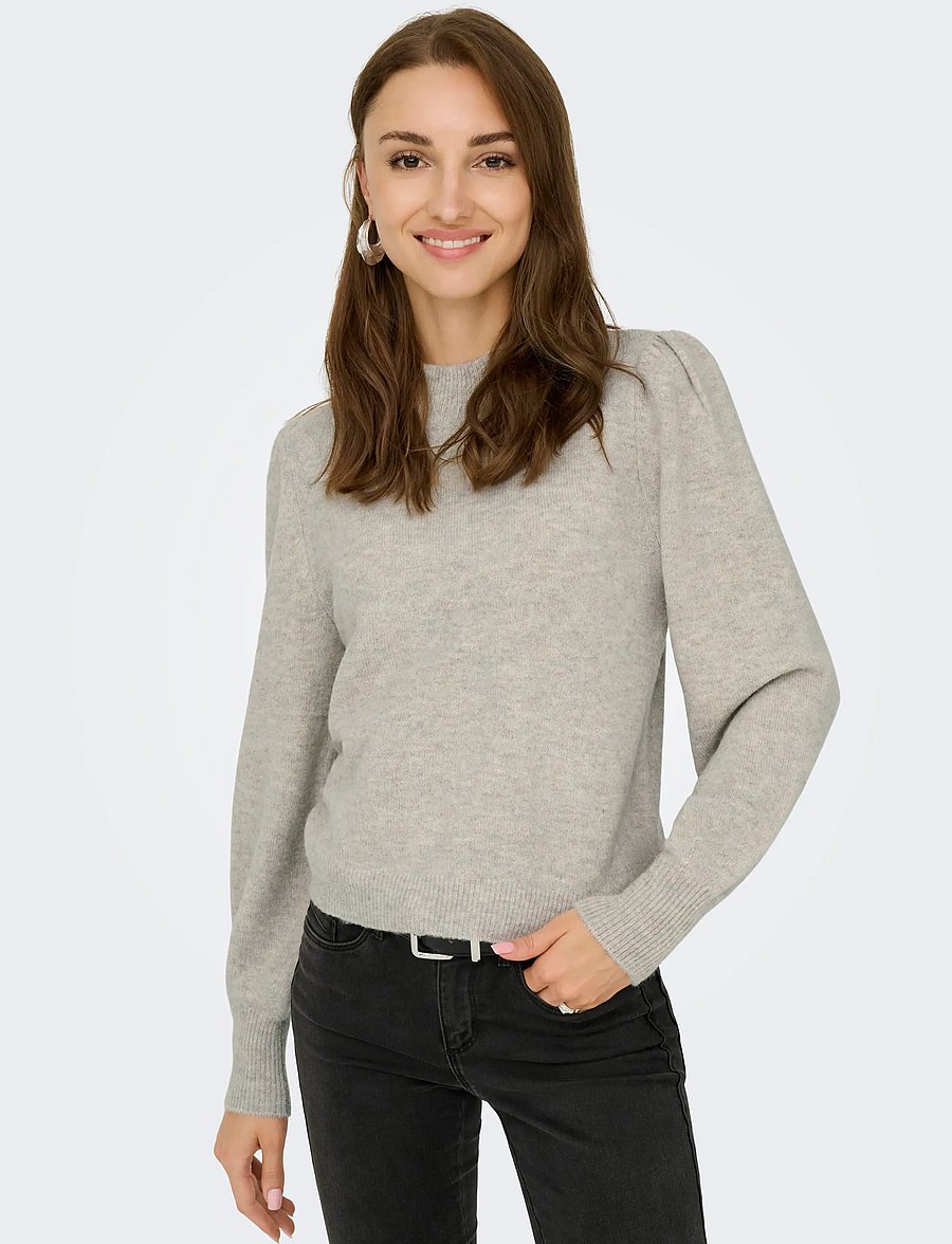 JDY - JDYRUE LIFE L/S PULLOVER KNT NOOS - chateau gray - 5