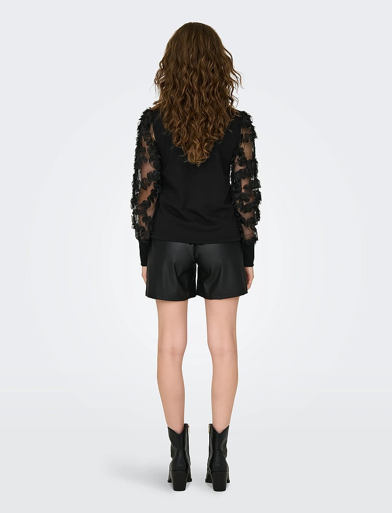 JDY - JDYFAIRVIEW LIFE L/S SWEAT JRS NOOS - besondere anlässe - black - 3