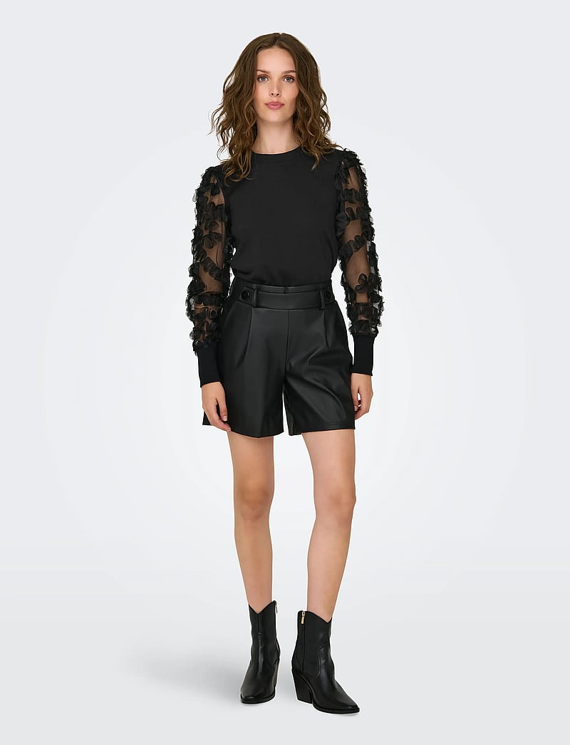 JDY - JDYFAIRVIEW LIFE L/S SWEAT JRS NOOS - besondere anlässe - black - 4