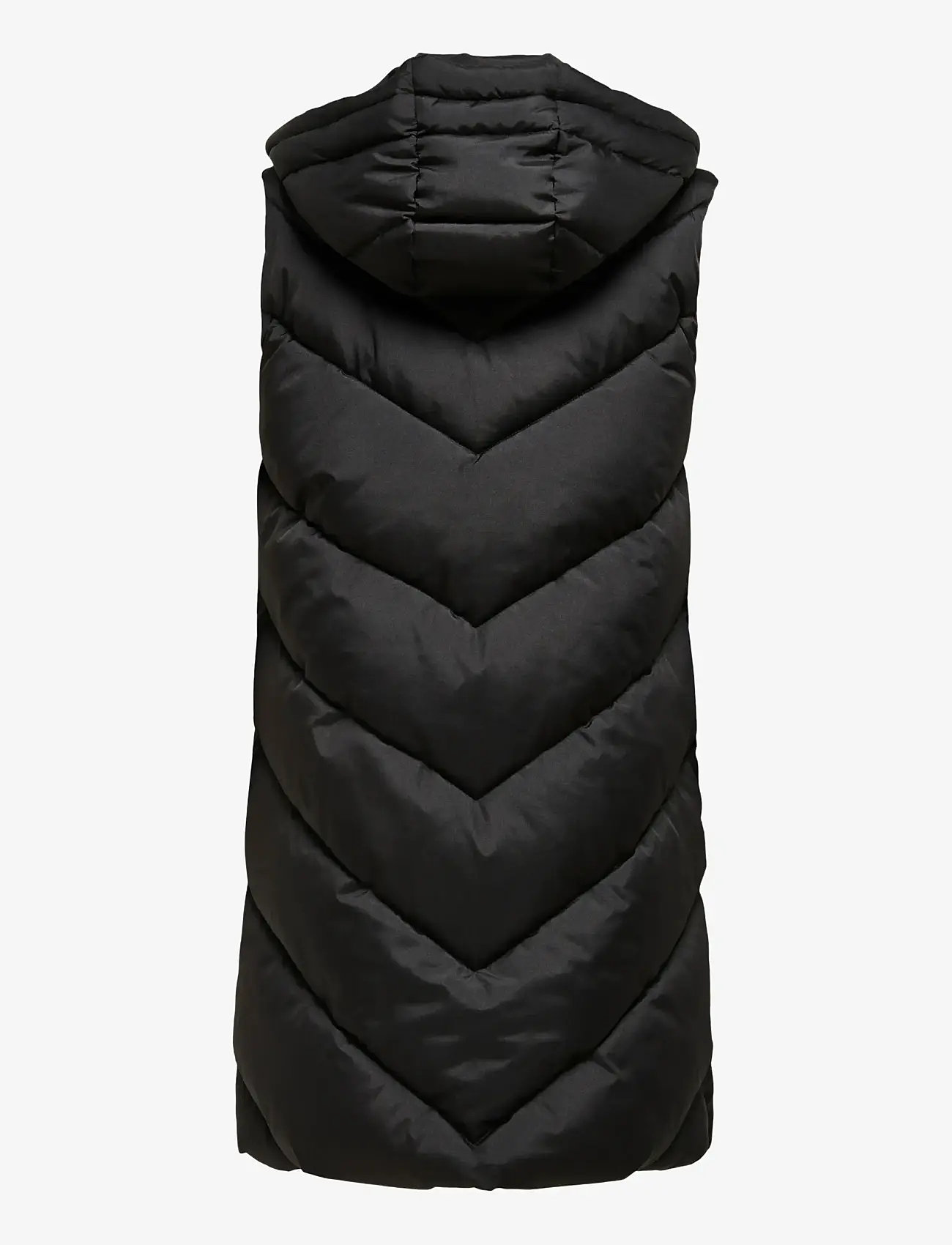 JDY - JDYSKYLAR LIFE HOOD WAISTCOAT OTW NOOS - sulejoped ja voodriga joped - black - 2