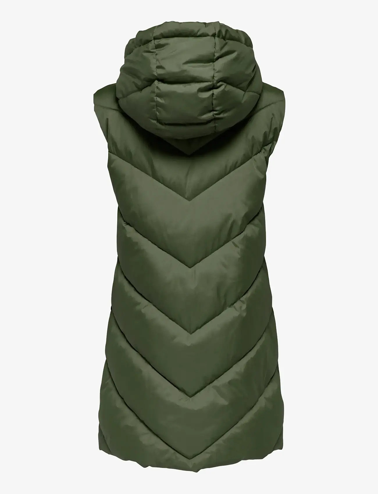 JDY - JDYSKYLAR LIFE HOOD WAISTCOAT OTW NOOS - dunjakker - forest night - 2