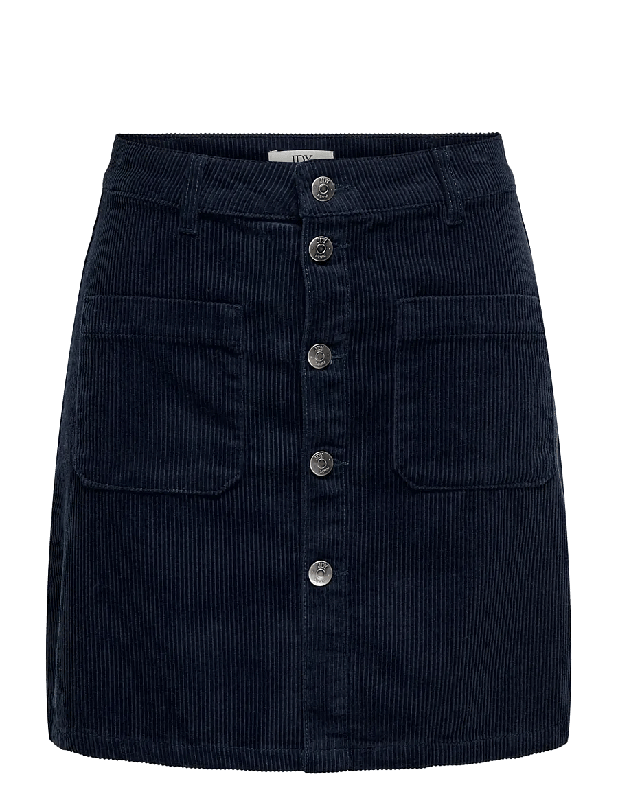 JDY - JDYSHIRAZ CORDUROY SKIRT PNT NOOS - korte nederdele - night sky - 1
