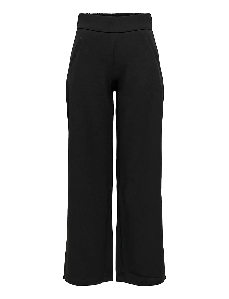 JDY - JDYLOUISVILLE CATIA LIFE WD PNT JRS NOOS - hosen mit weitem bein - black - 1