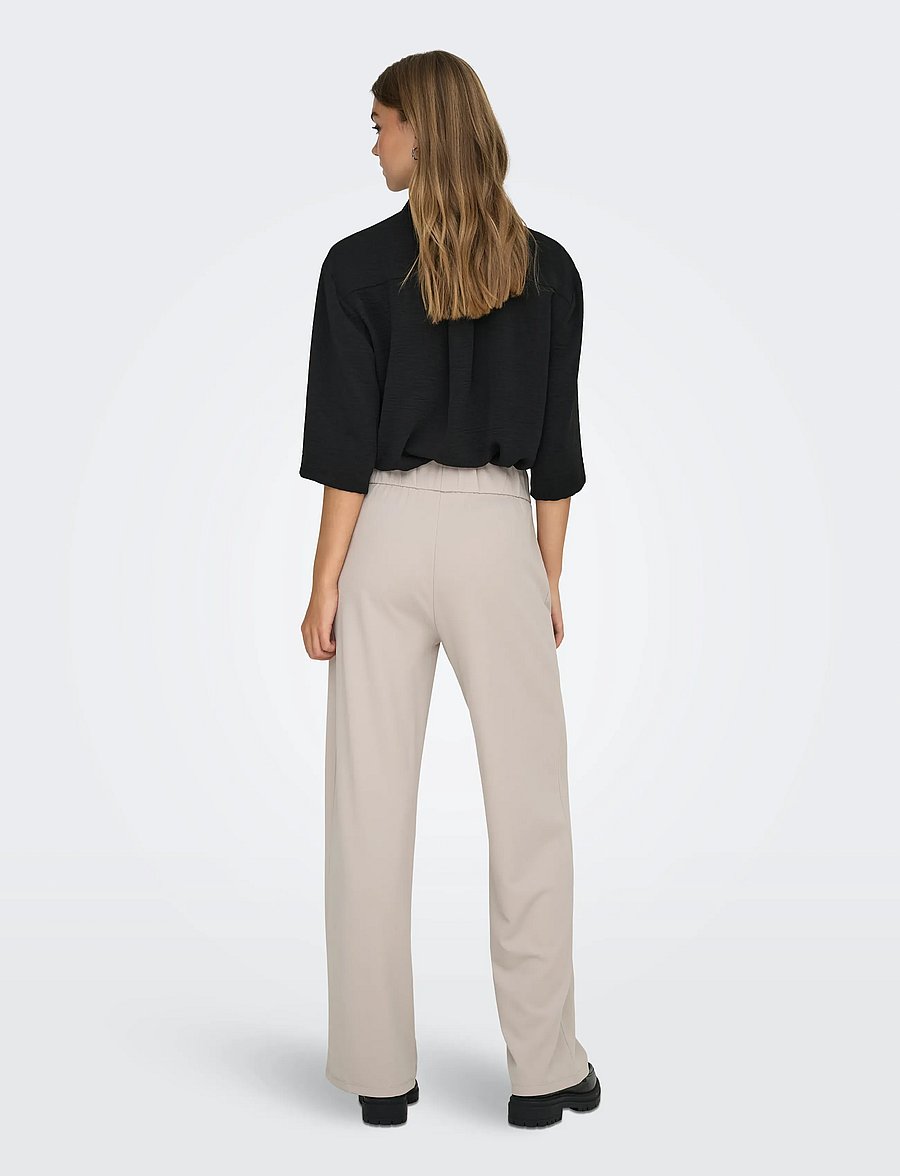 JDY - JDYLOUISVILLE CATIA LIFE WD PNT JRS NOOS - hosen mit weitem bein - chateau gray - 3