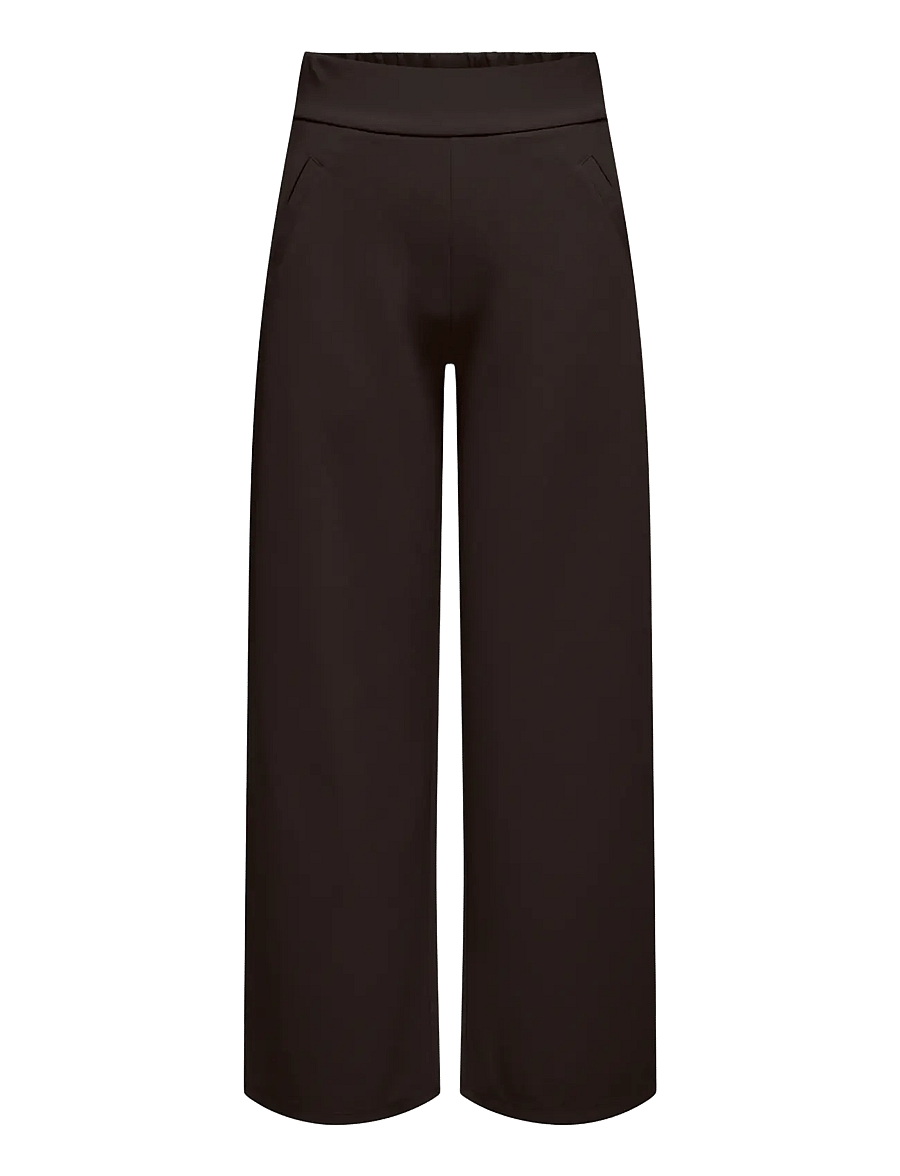 JDY - JDYLOUISVILLE CATIA LIFE WD PNT JRS NOOS - hosen mit weitem bein - chocolate torte - 1