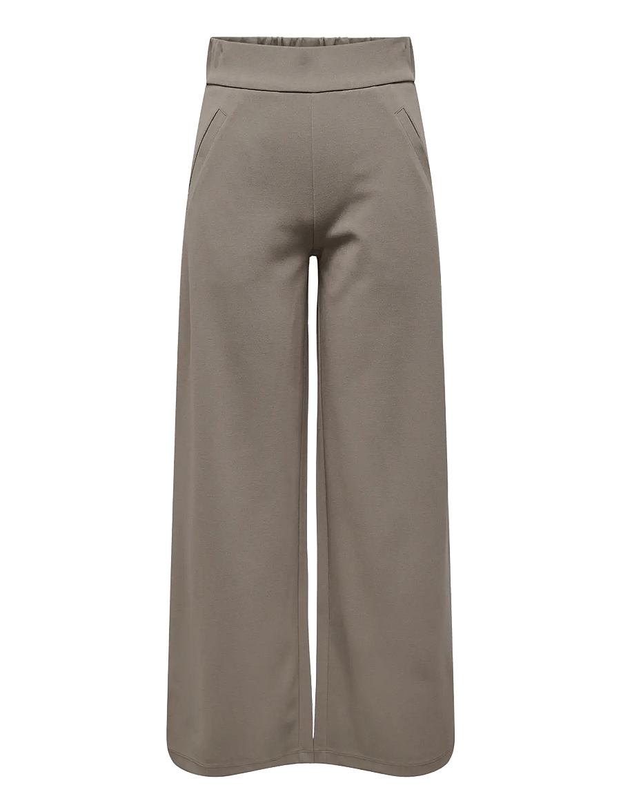 JDY - JDYLOUISVILLE CATIA LIFE WD PNT JRS NOOS - hosen mit weitem bein - driftwood - 1