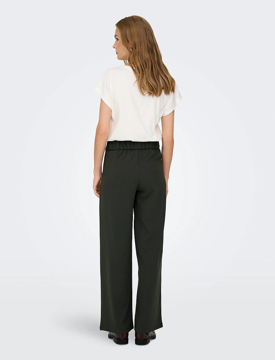 JDY - JDYLOUISVILLE CATIA LIFE WD PNT JRS NOOS - hosen mit weitem bein - peat - 3