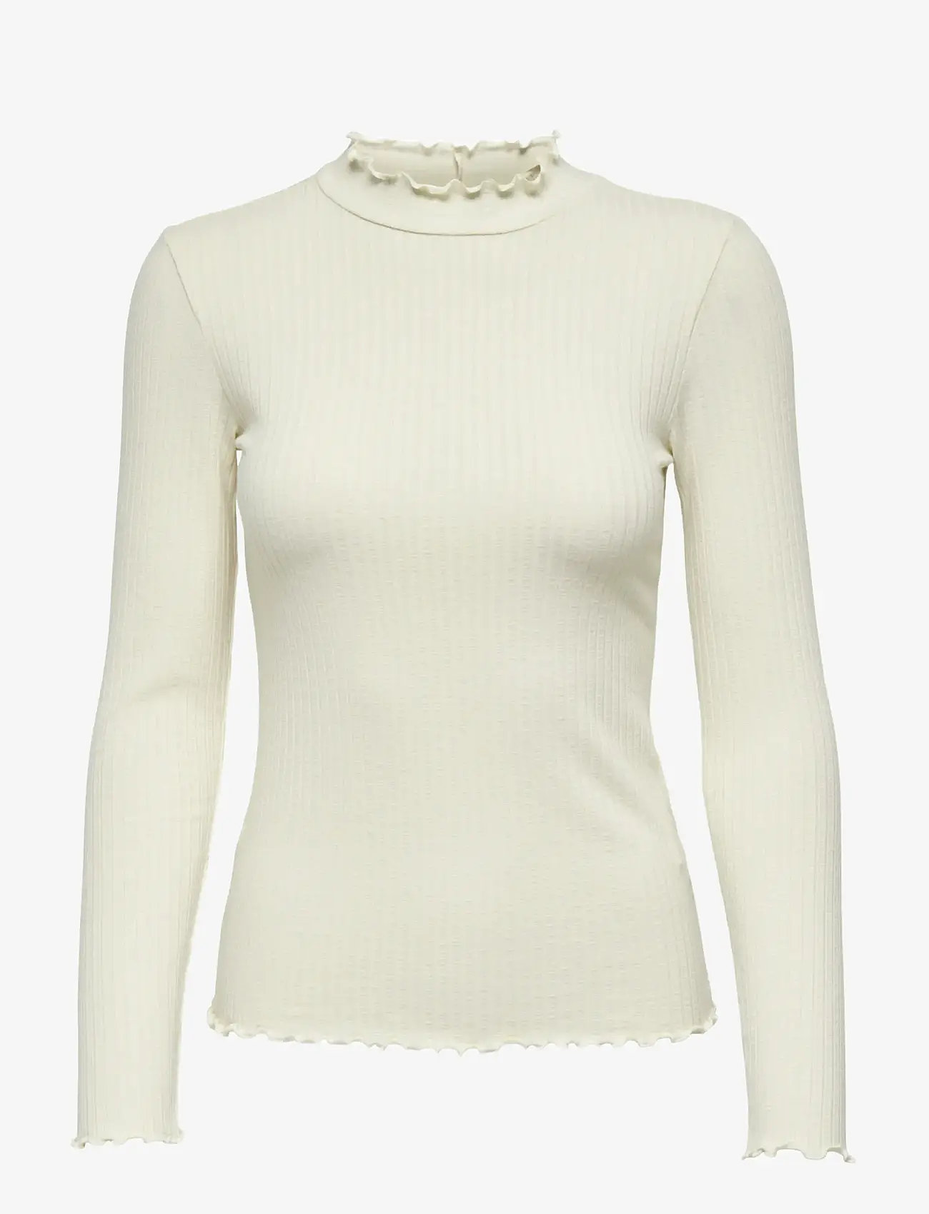 JDY - JDYFRANSISKA LIFE L/S HI-NCK TOP JR NOOS - langærmede toppe - whitecap gray - 1