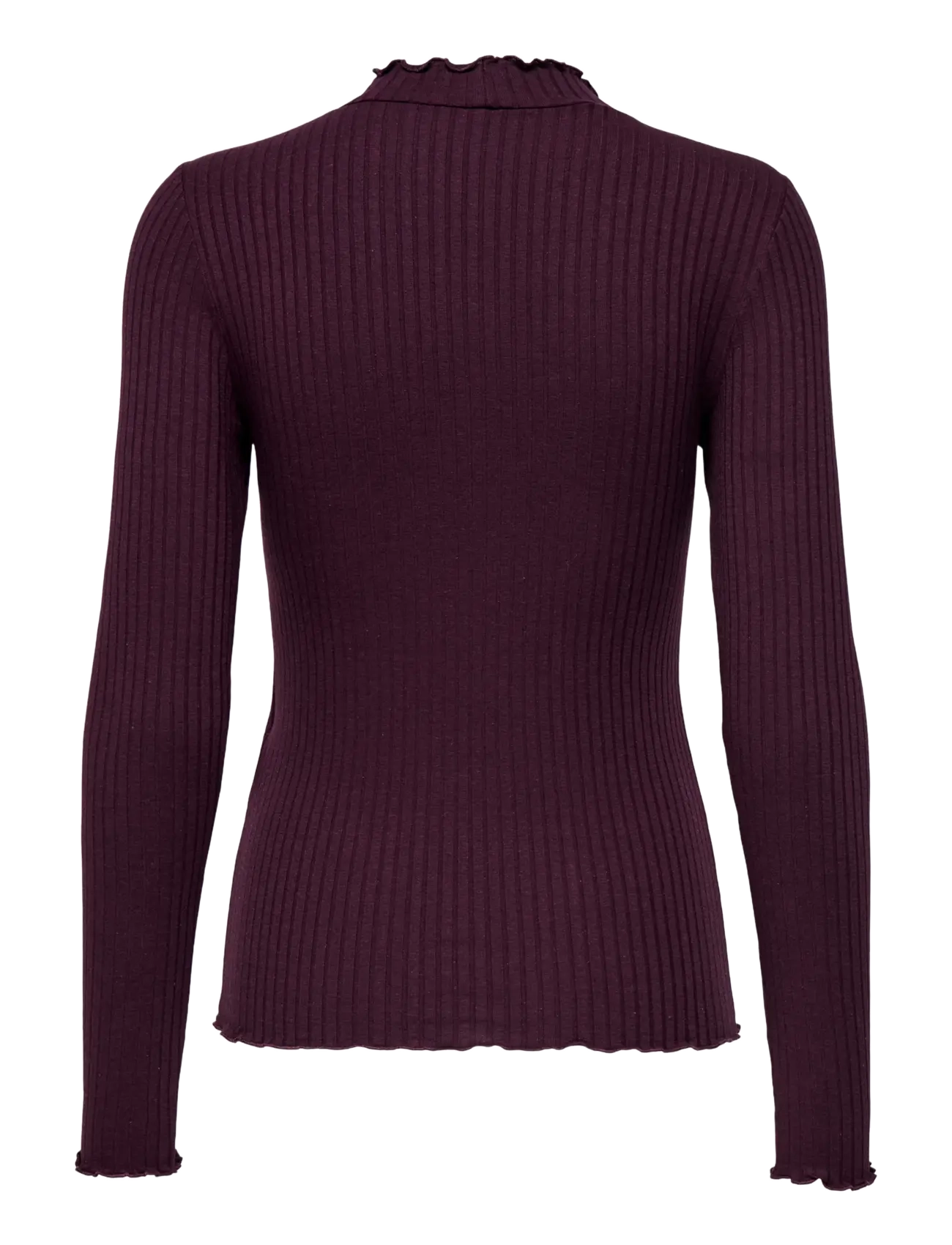 JDY - JDYFRANSISKA LIFE L/S HI-NCK TOP JR NOOS - pikkade varrukatega topid - winetasting - 2