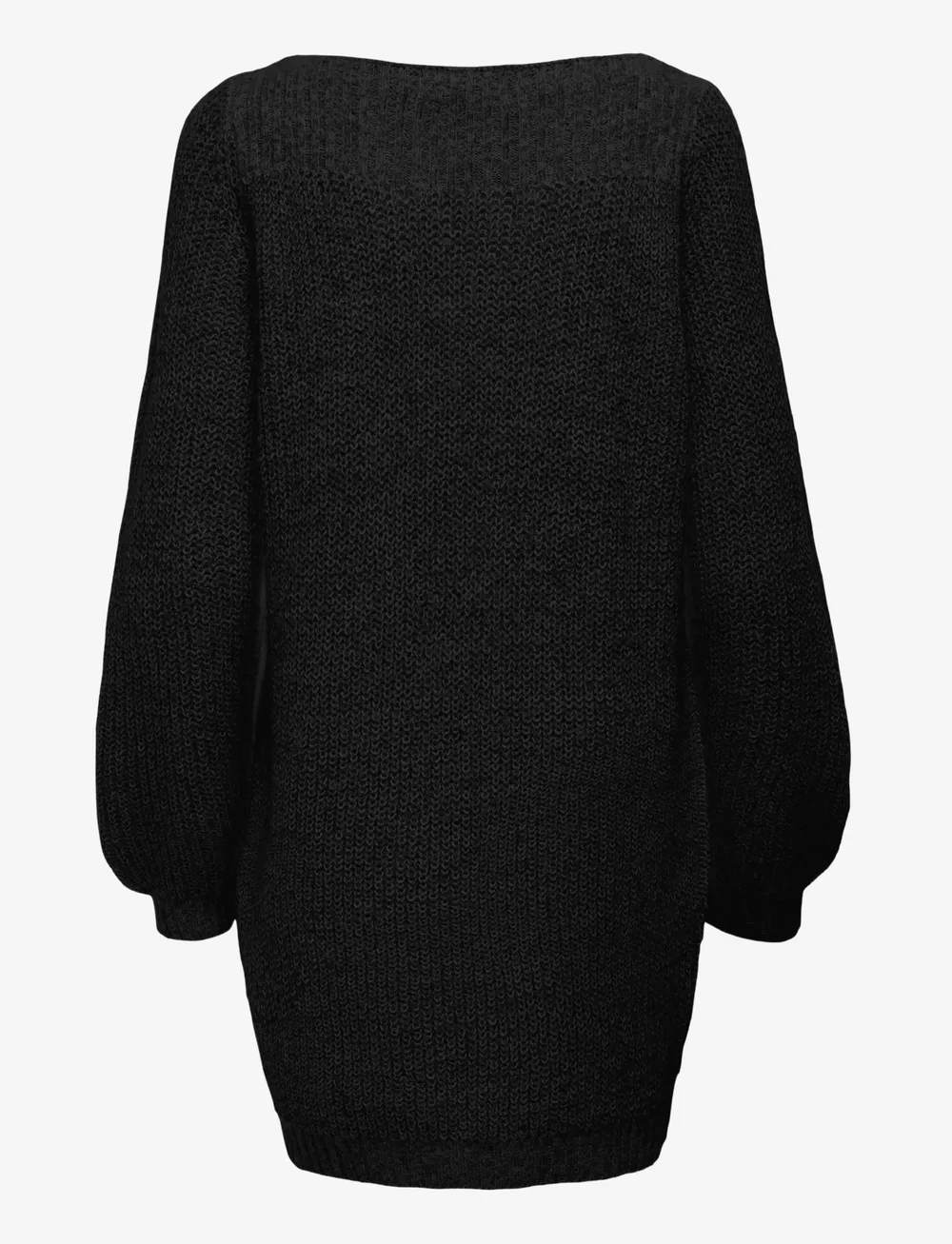 JDY - JDYWHITNEY MEGAN L/S BOAT DRESS KNT NOOS - adītas kleitas - black - 2