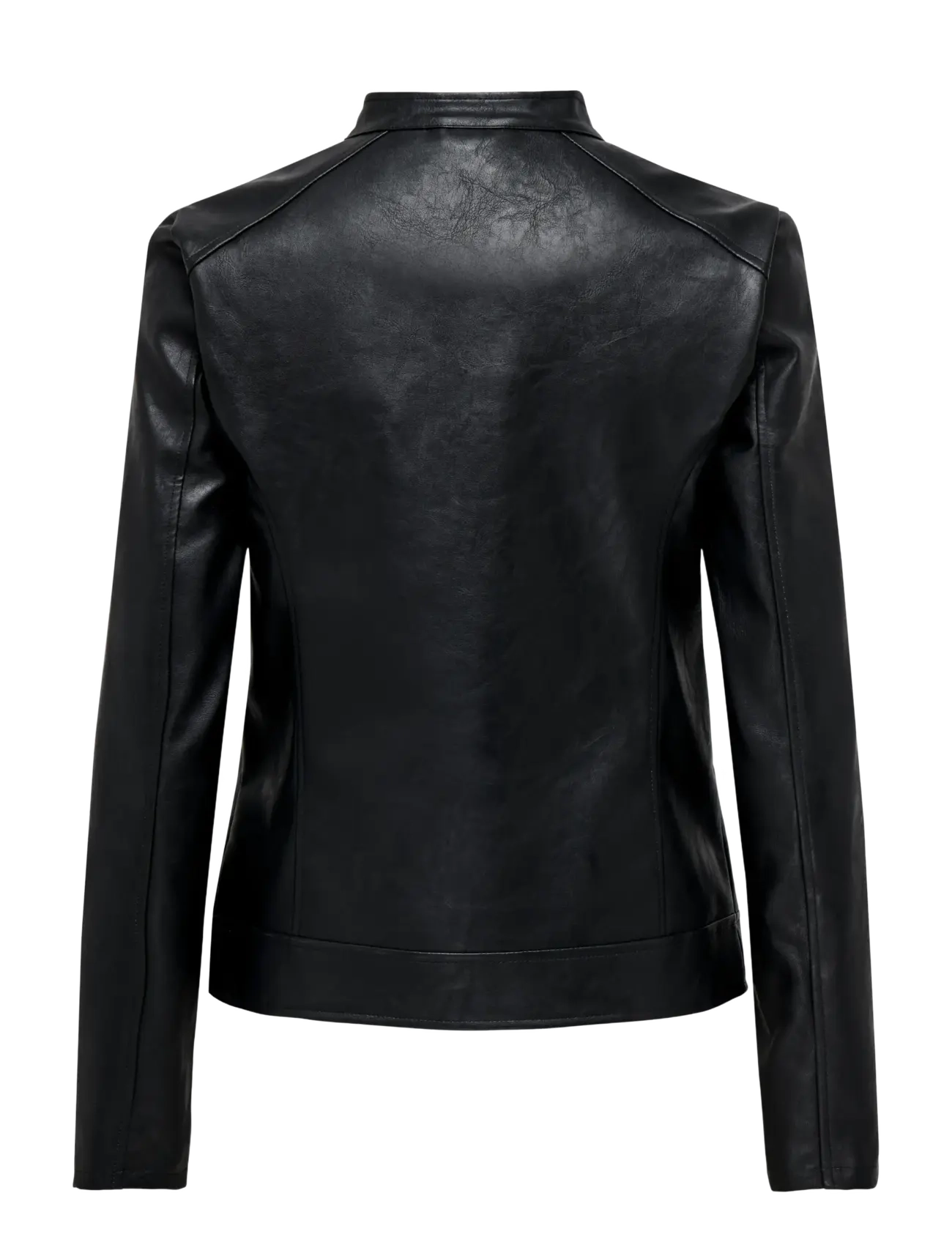 JDY - JDYEMILY FAUX LEATHER JACKET OTW NOOS - frühlingsjacken - black - 2
