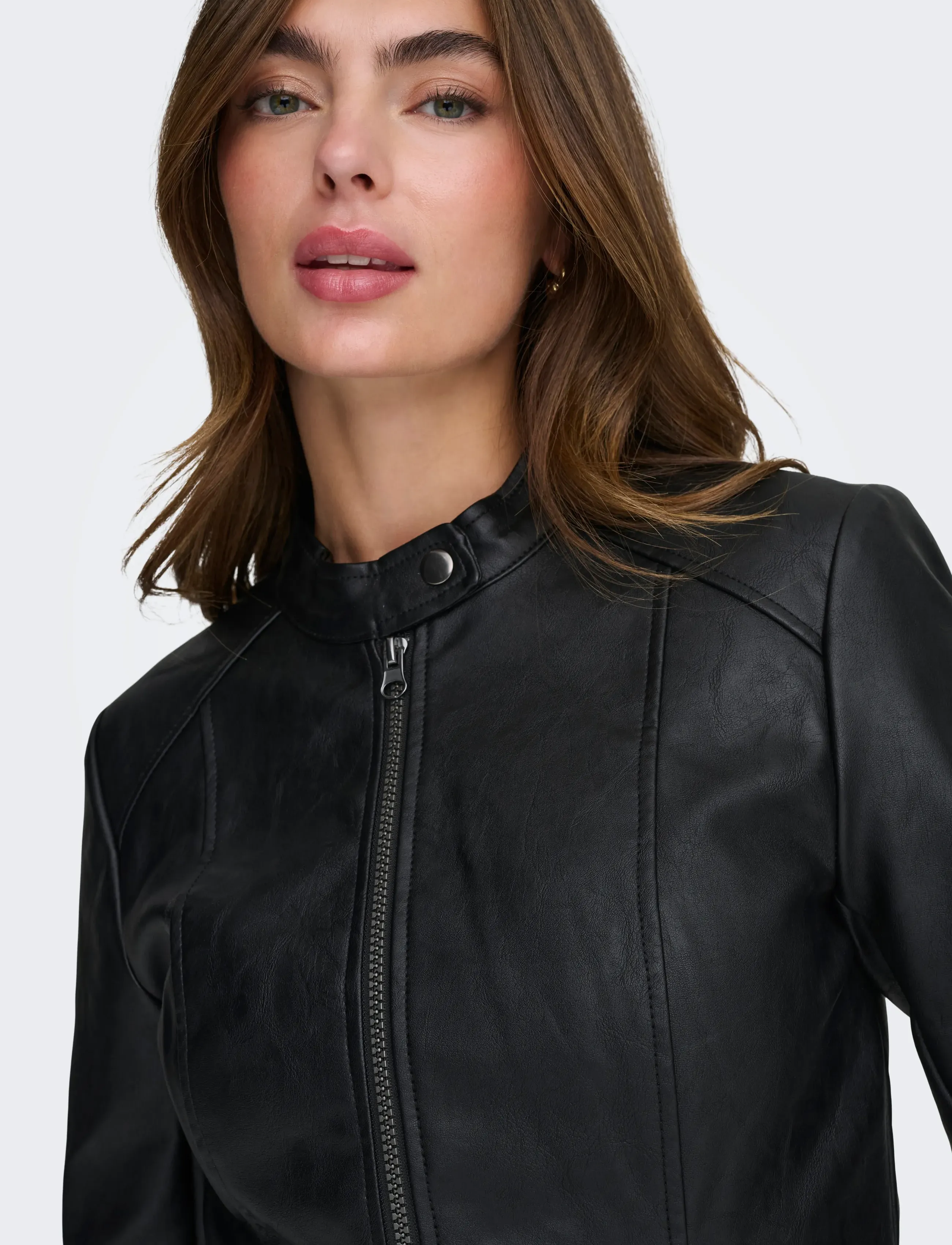 JDY Jdyemily Faux Leather Jacket Otw Noos skinnjackor dam – bild 5