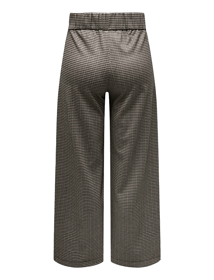 JDY - JDYGEGGO MIA LONG CHECK PANT JRS NOOS - pantalons larges - cobblestone - 2