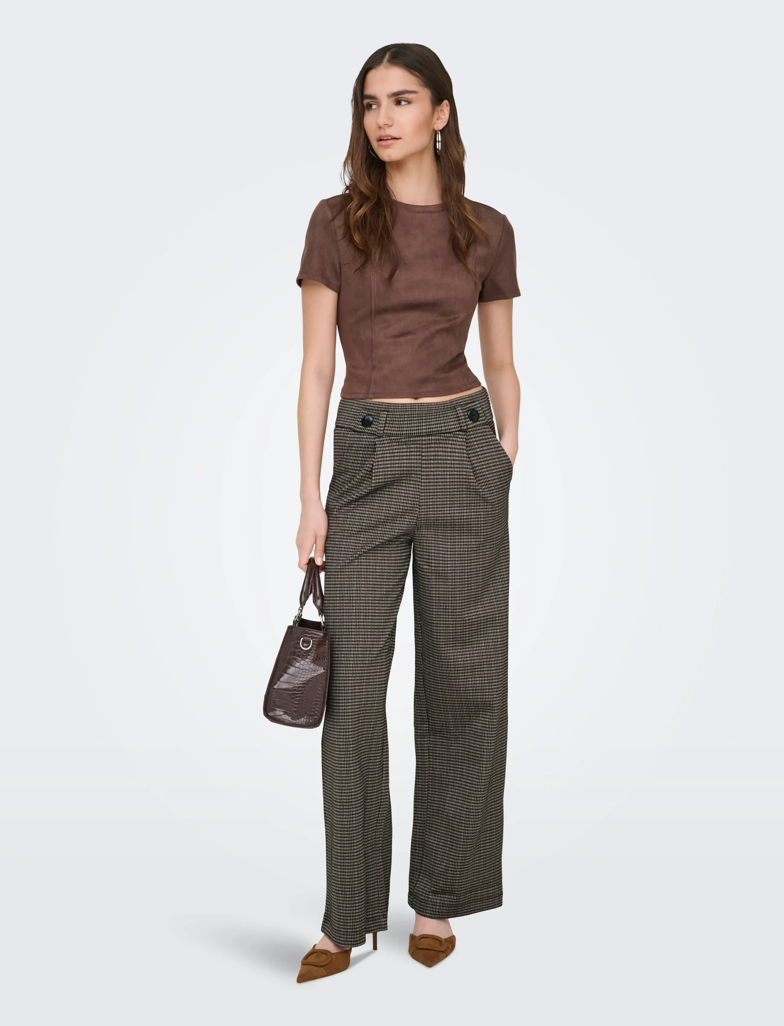 Jdygeggo Mia Long Check Pant Jrs Noos 3