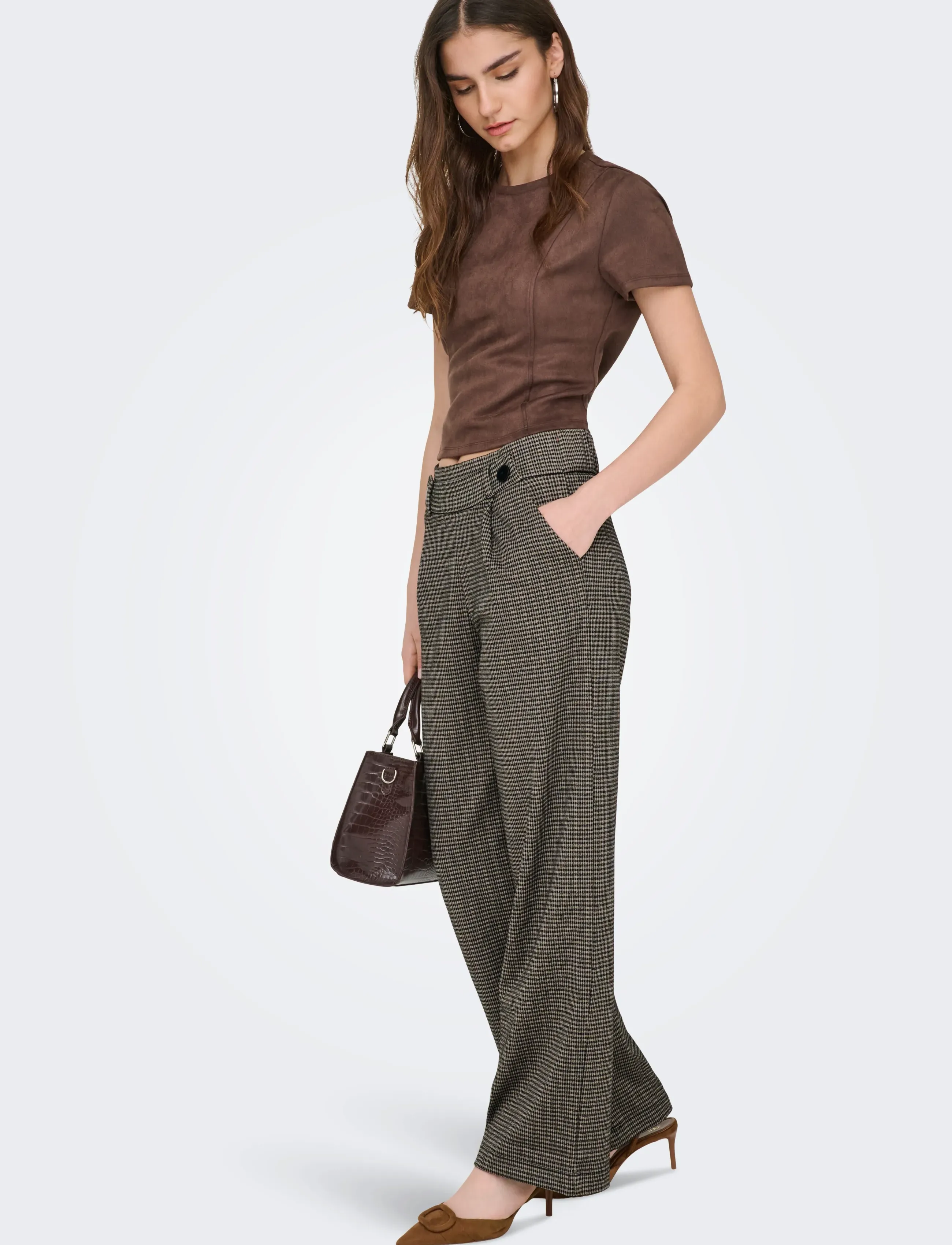 Jdygeggo Mia Long Check Pant Jrs Noos 4
