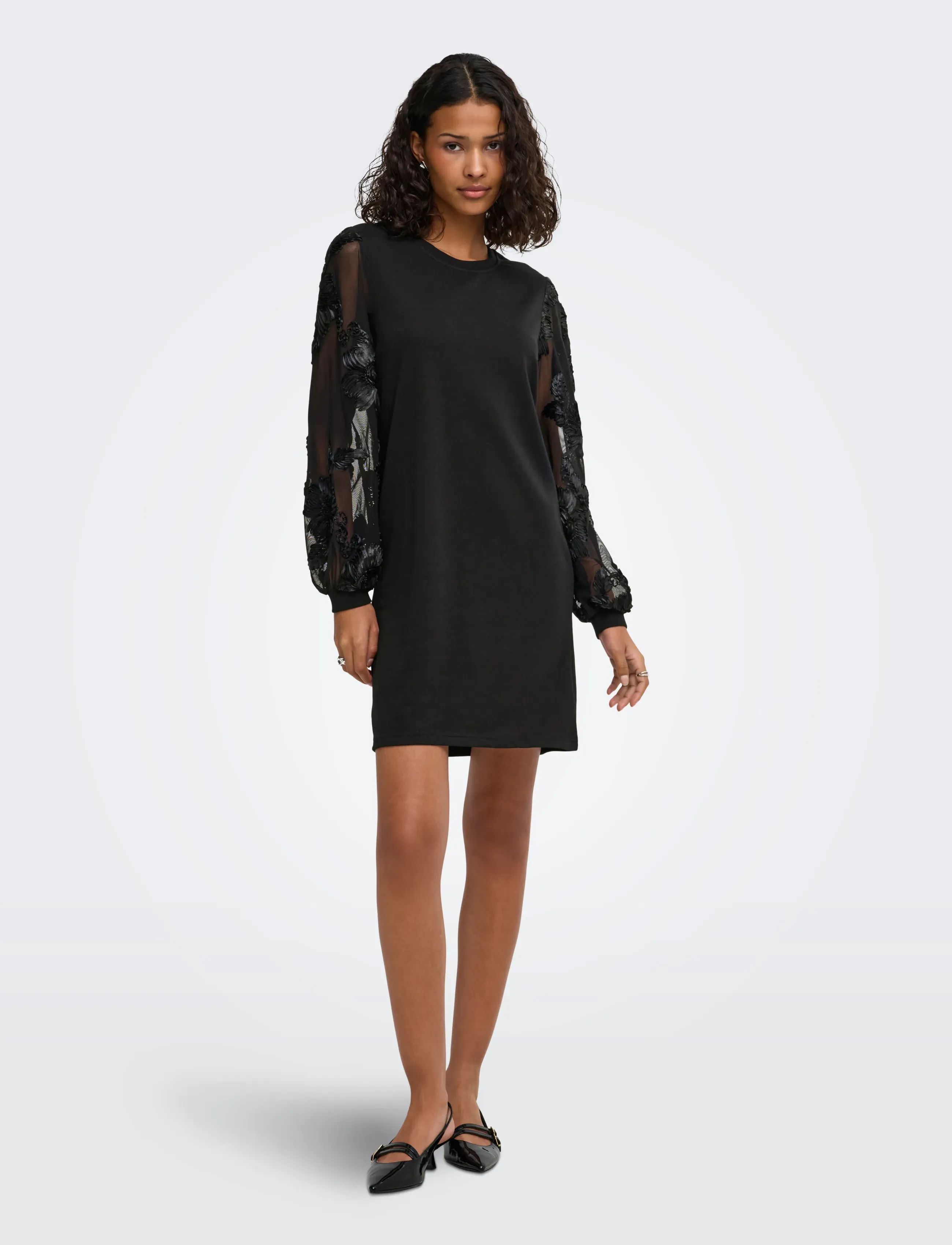 JDY Jdyfairview Life L/S Sweat Dress Jrs klänningar dam – bild 3