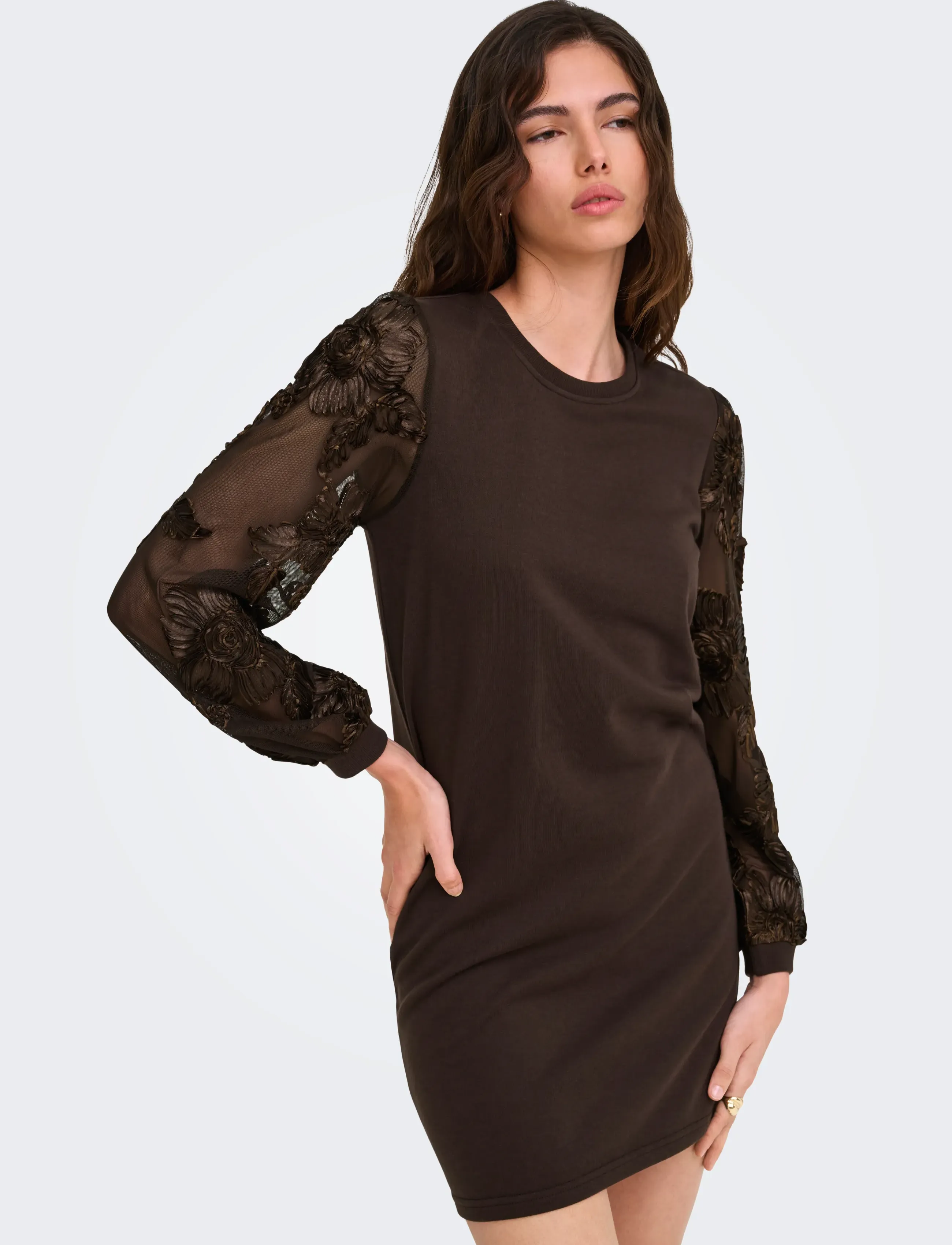 JDY Jdyfairview Life L/S Sweat Dress Jrs klänningar dam – bild 6