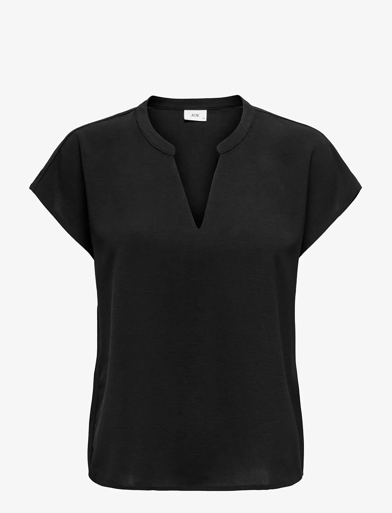 JDY - JDYLION LIFE S/S TOP WVN NOOS - t-shirts - black - 1