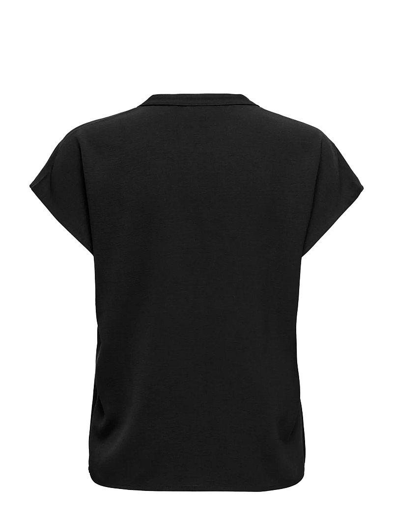 JDY - JDYLION LIFE S/S TOP WVN NOOS - t-shirts - black - 2