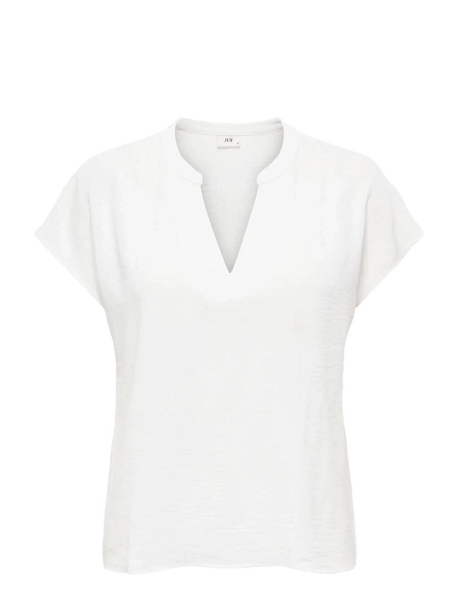 JDY - JDYLION LIFE S/S TOP WVN NOOS - t-särgid - cloud dancer - 1