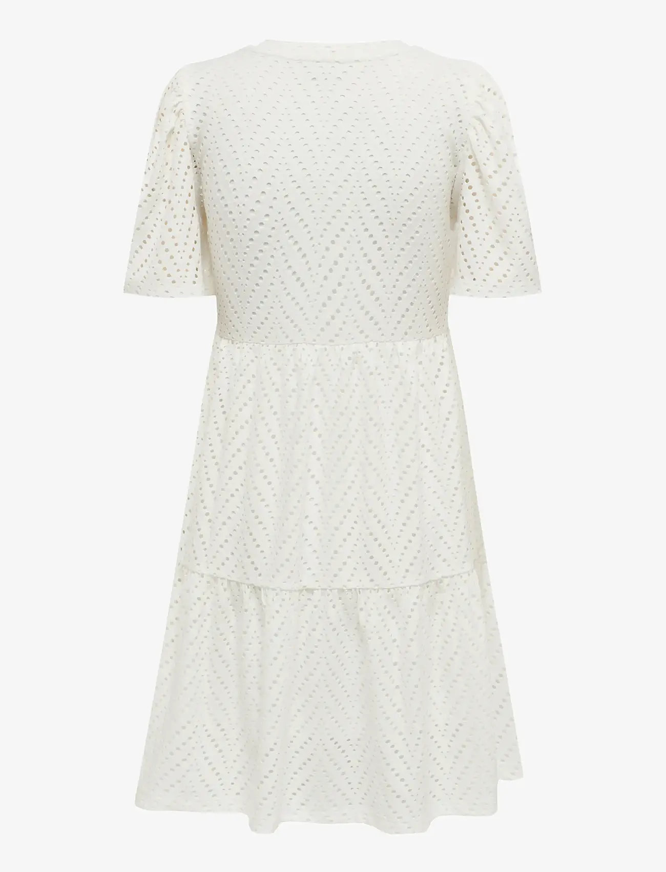 JDY - JDYCARLA CATHINKA S/S DRESS JRS NOOS - sommerkleider - cloud dancer - 2