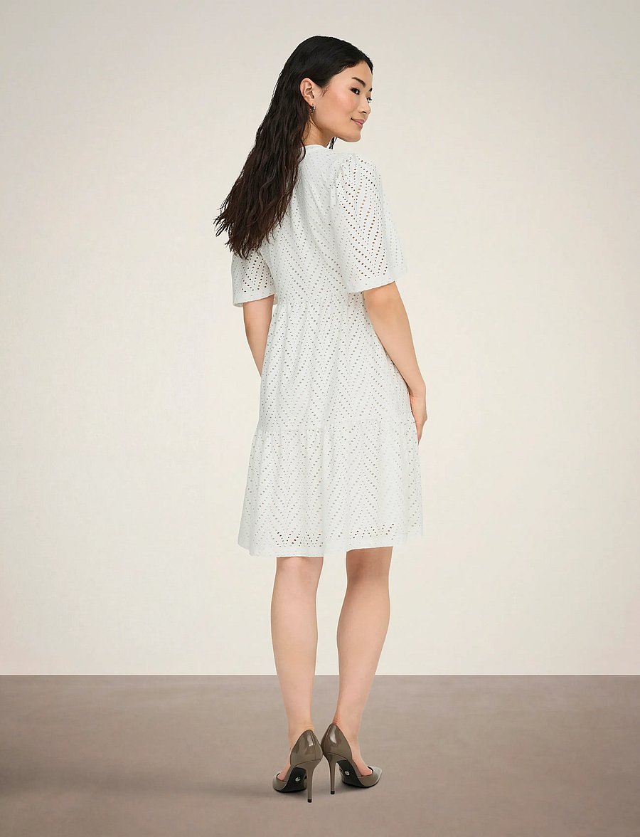 JDY - JDYCARLA CATHINKA S/S DRESS JRS NOOS - konfirmatsioon - cloud dancer - 3