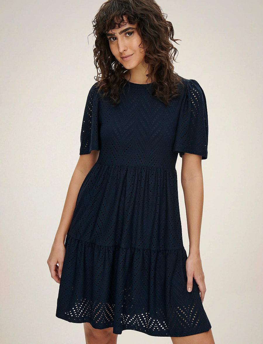 JDY - JDYCARLA CATHINKA S/S DRESS JRS NOOS - konfirmationstøj - sky captain - 5