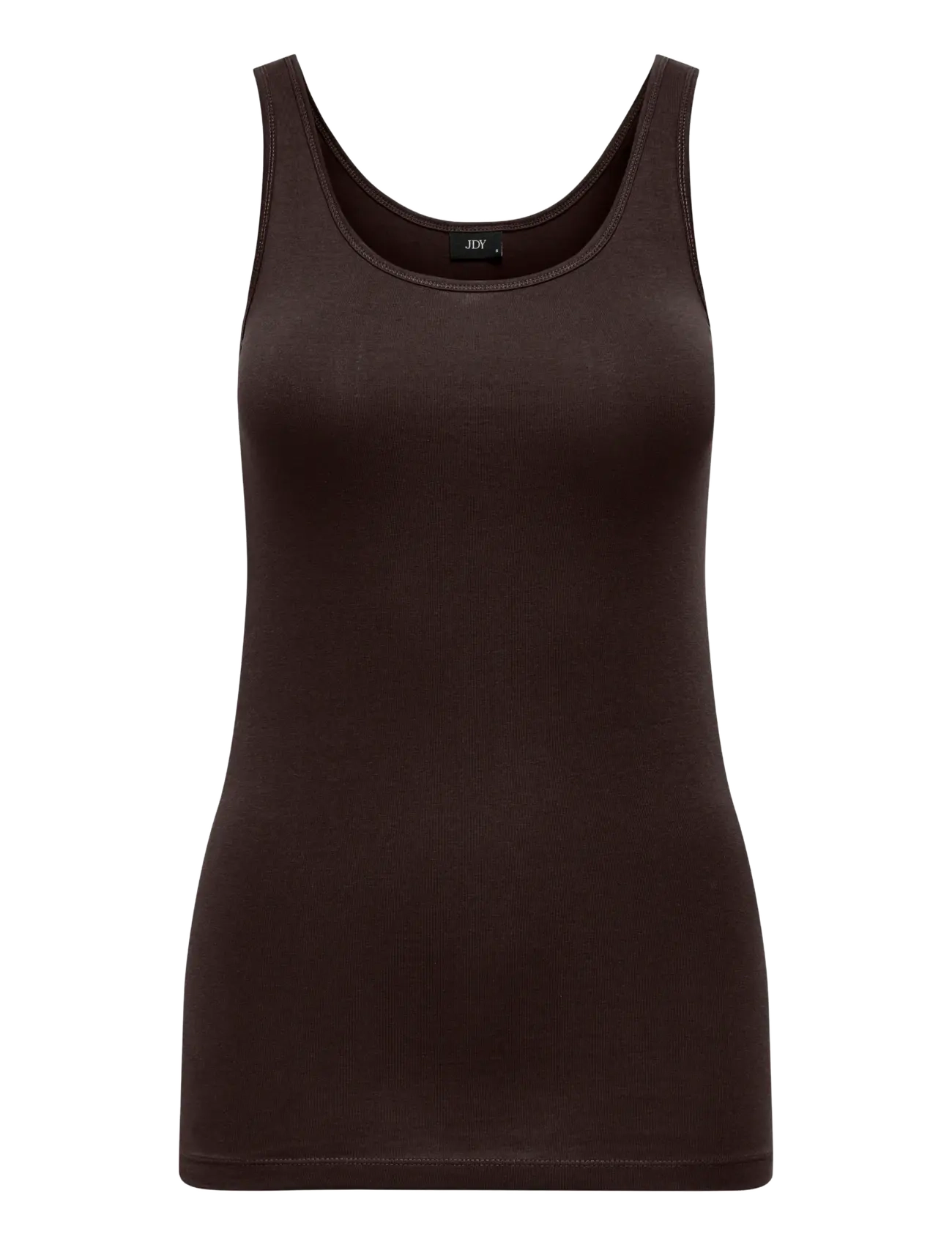 JDY JDYAVA S/L TANK TOP 180 JRS NOOS - Riided - BLACK COFFEE / brown