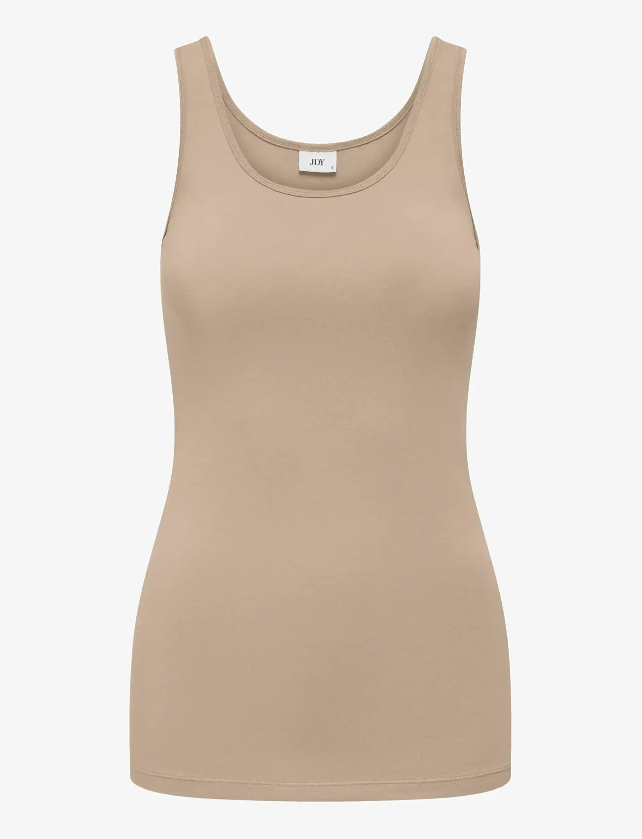 JDY - JDYAVA S/L TANK TOP 180 JRS NOOS - topid ja varrukateta alussärgid - humus - 0