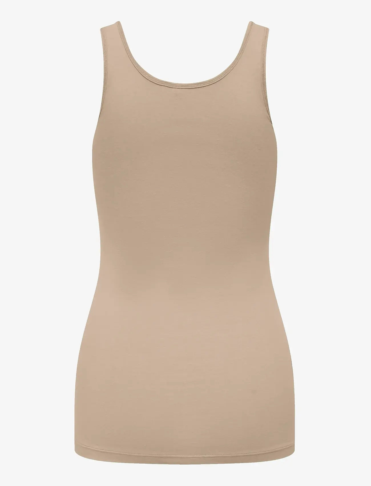 JDY - JDYAVA S/L TANK TOP 180 JRS NOOS - topid ja varrukateta alussärgid - humus - 1