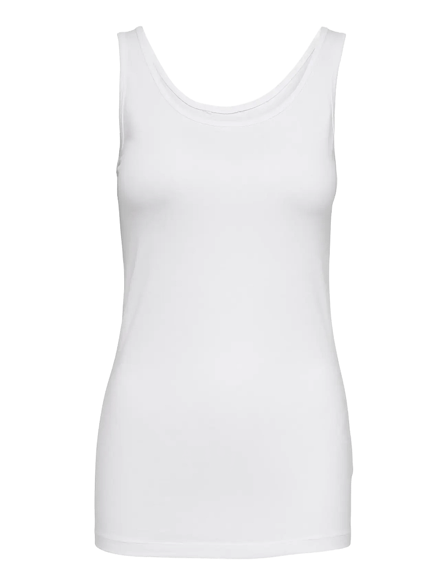 JDY - JDYAVA S/L TANK TOP 180 JRS NOOS - linnen - white - 1