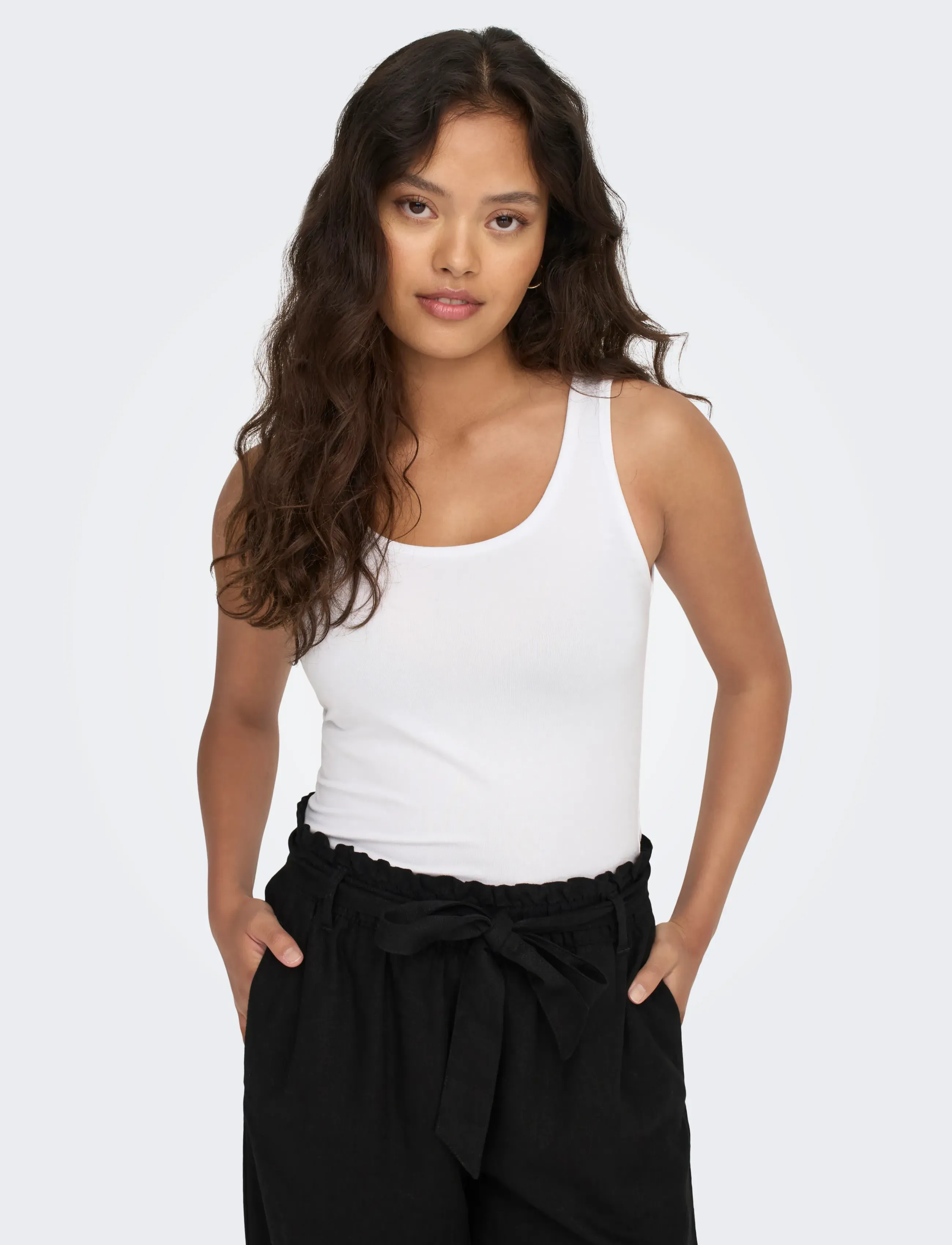 JDY Jdyava S/L Tank Top 180 Jrs Noos linnen dam – bild 5