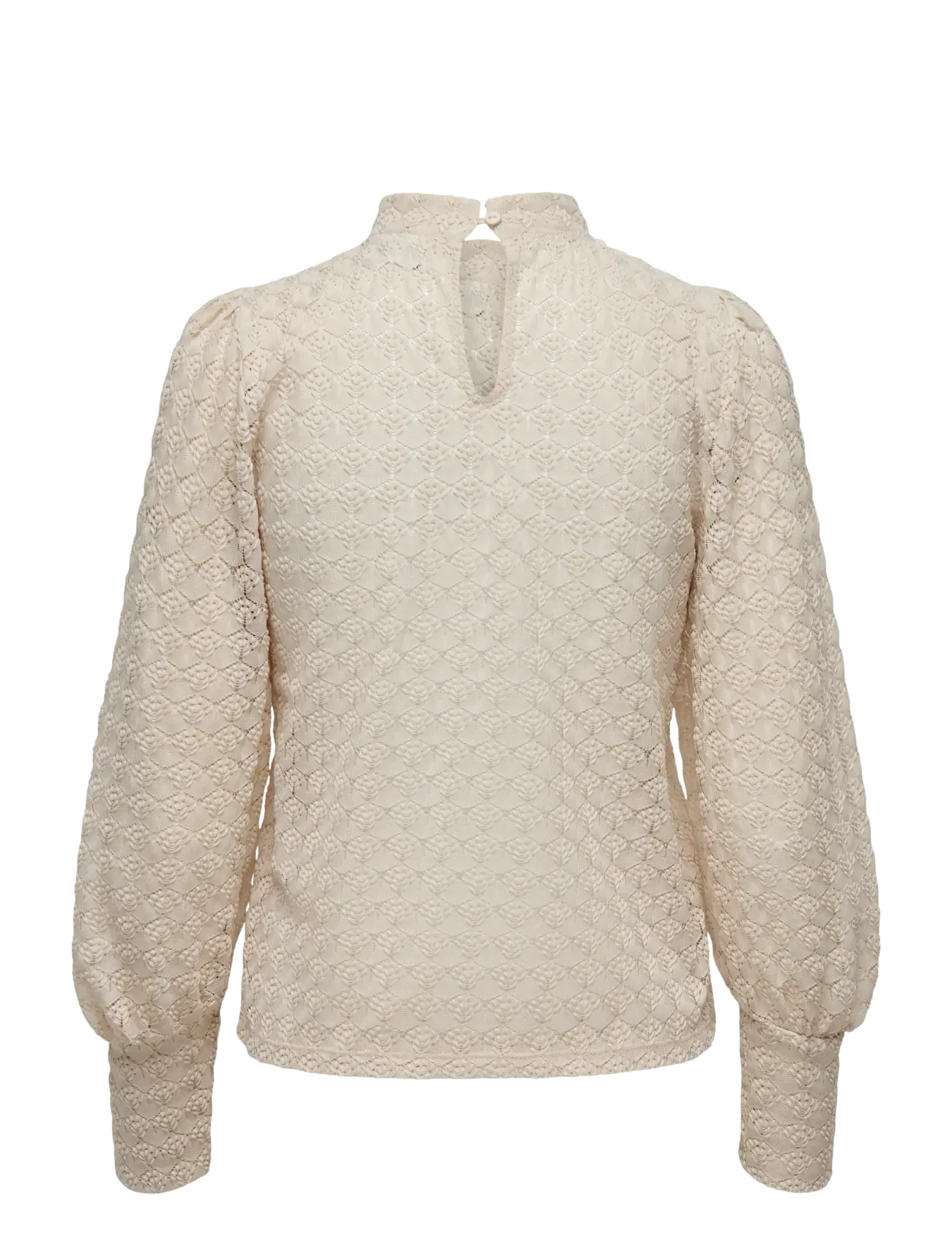 JDY - JDYAVERY L/S LACE TOP JRS NOOS - langærmede bluser - sandshell - 2