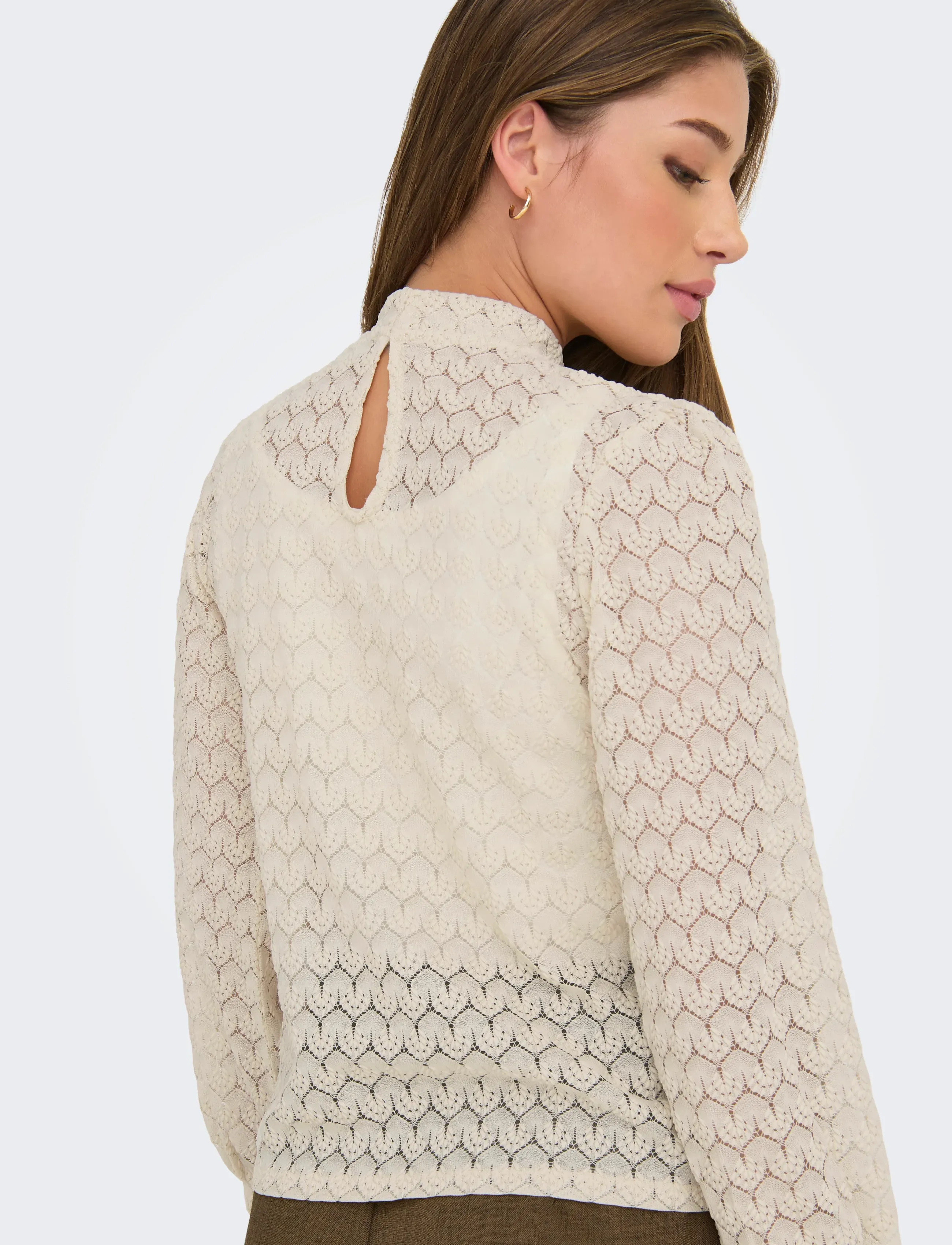 JDY Jdyavery L/S Lace Top Jrs Noos blusar dam – bild 5