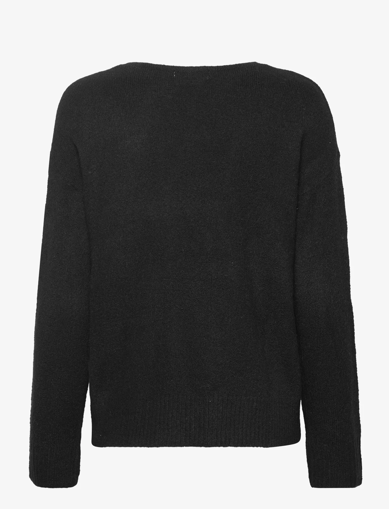 Jacqueline de Yong - JDYCHARLY L/S V-NECK PULLOVER KNT LO - mažiausios kainos - black - 1