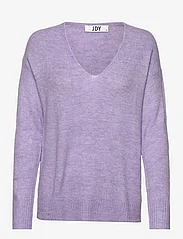 Jacqueline de Yong - JDYCHARLY L/S V-NECK PULLOVER KNT LO - mažiausios kainos - lavender - 0