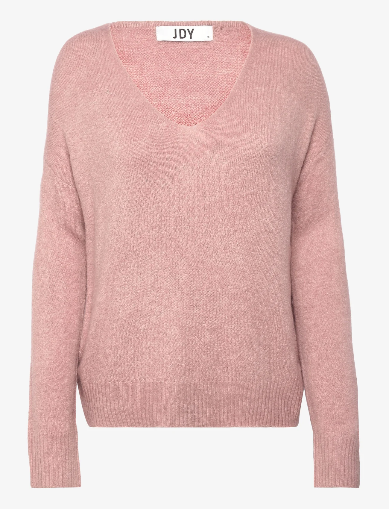 Jacqueline de Yong - JDYCHARLY L/S V-NECK PULLOVER KNT LO - mažiausios kainos - woodrose - 0