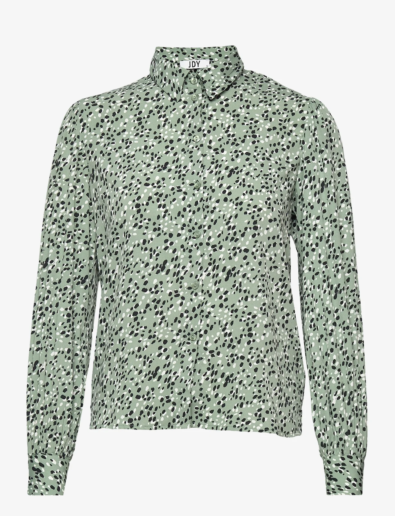 Jacqueline de Yong - JDYSINDEL L/S SHIRT WVN LO - marškiniai ilgomis rankovėmis - chinois green - 0