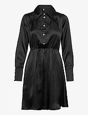Jacqueline de Yong - JDYKLARA LIFE LS DIAMOND SHIRT DRESS LO - shirt dresses - black - 0