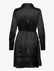 Jacqueline de Yong - JDYKLARA LIFE LS DIAMOND SHIRT DRESS LO - marškinių tipo suknelės - black - 1