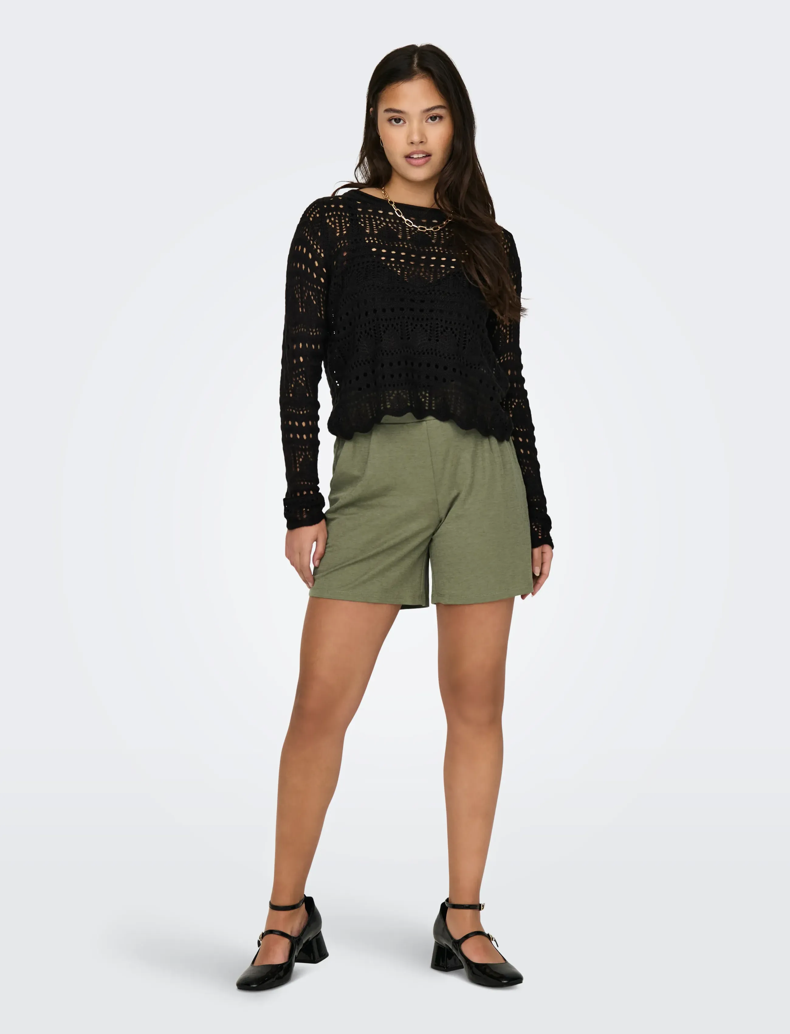 JDY - JDYSUN LAY L/S BOATNECK PULLOV. KNT NOOS - peysur - black - 5