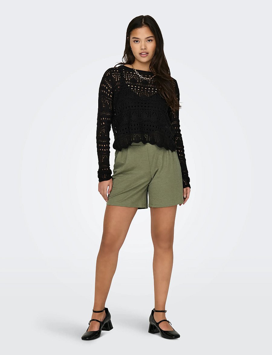JDY - JDYSUN LAY L/S BOATNECK PULLOV. KNT NOOS - sviitrid - black - 5