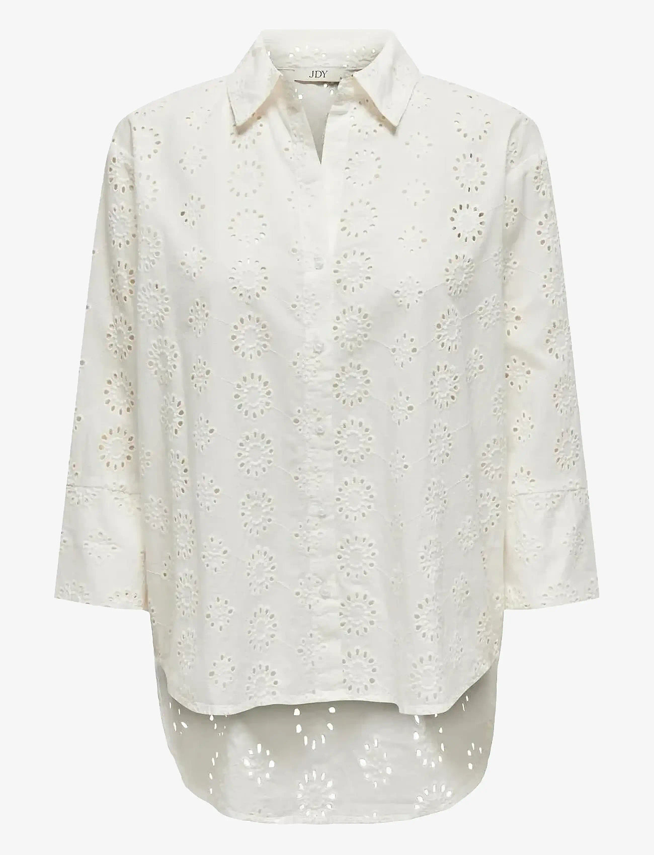 JDY - JDYTALLIE 3/4 LONG SHIRT WVN NOOS - langärmlige hemden - cloud dancer - 1