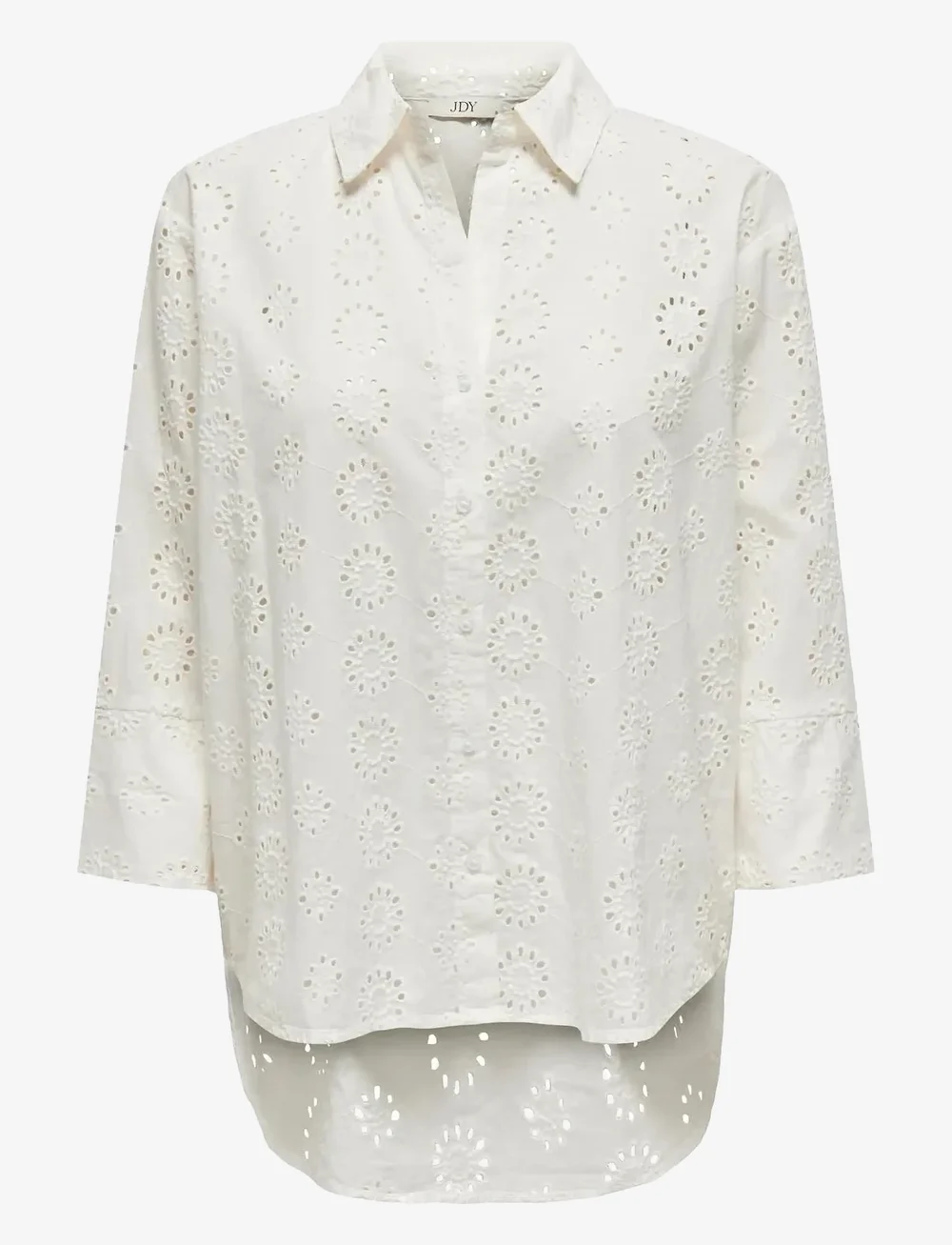JDY - JDYTALLIE 3/4 LONG SHIRT WVN NOOS - langærmede skjorter - cloud dancer - 1