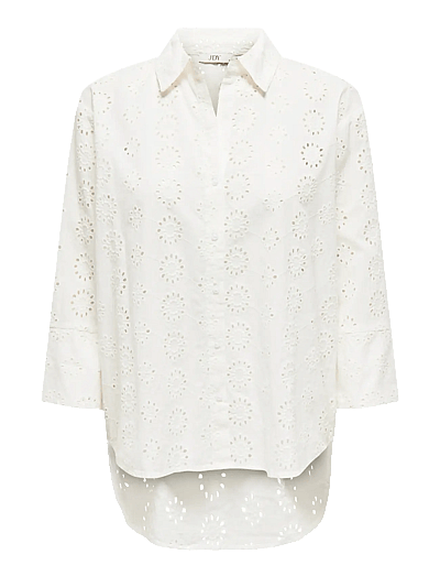 JDY JDYTALLIE 3/4 LONG SHIRT WVN NOOS - Blusen & Hemden - CLOUD DANCER / cream