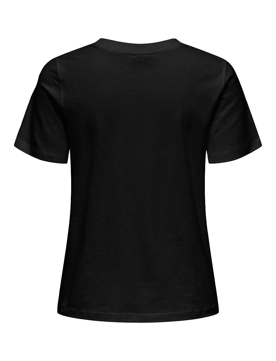 JDY - JDYPISA LIFE S/S PRINT TOP JRS NOOS - t-shirts - black - 2