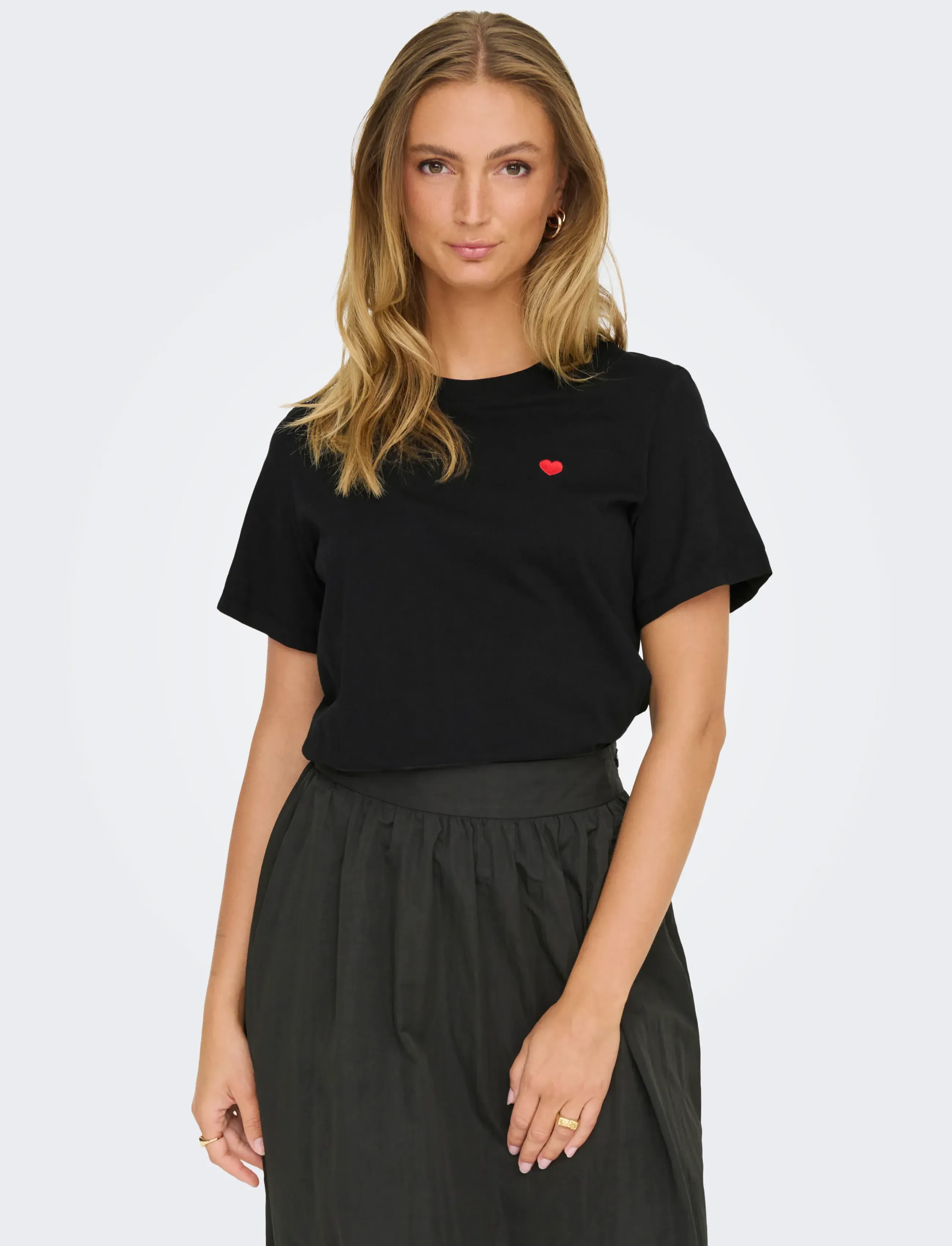 JDY - JDYPISA LIFE S/S PRINT TOP JRS NOOS - t-shirts - black - 5