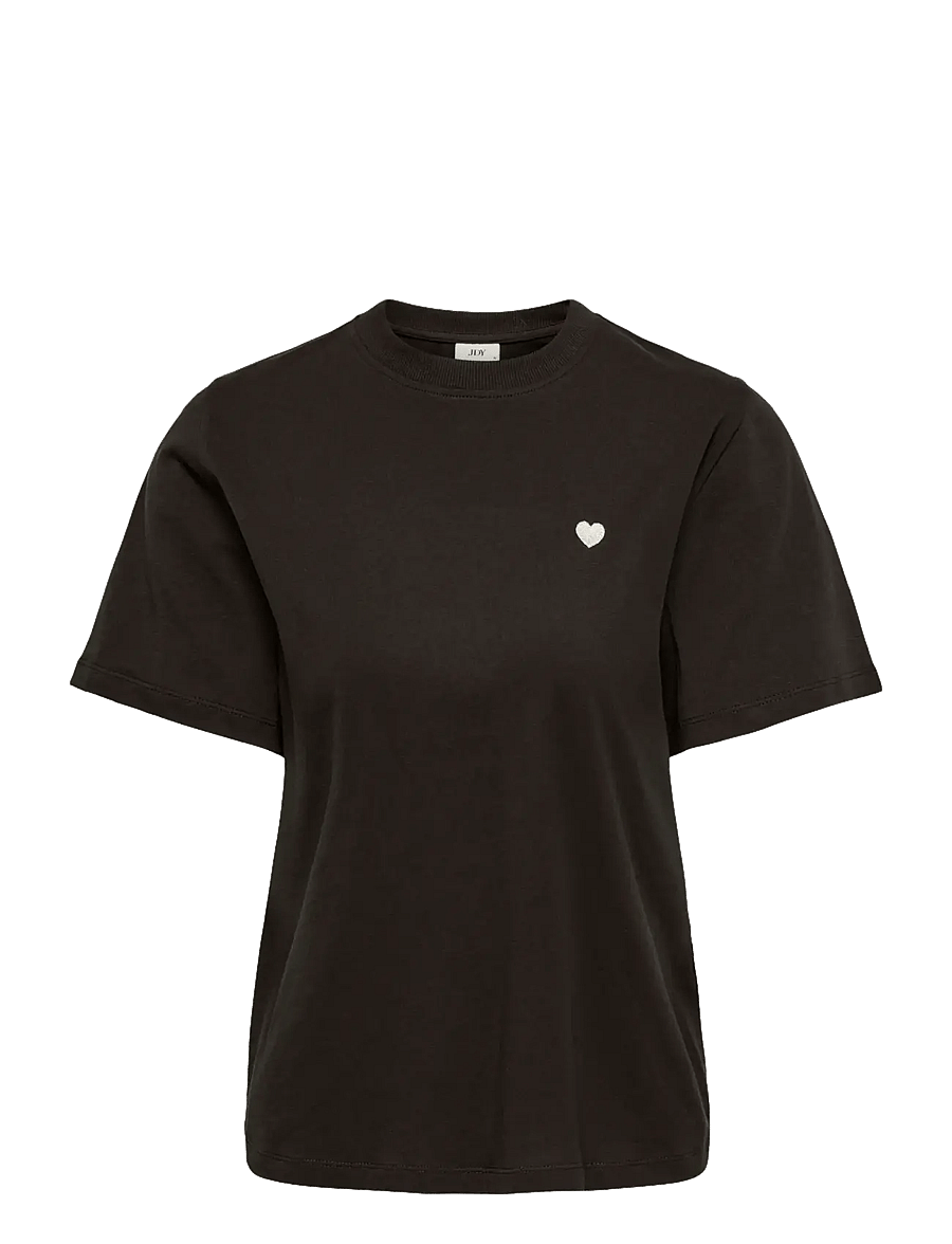 JDY - JDYPISA LIFE S/S PRINT TOP JRS NOOS - t-shirts - chocolate torte - 1