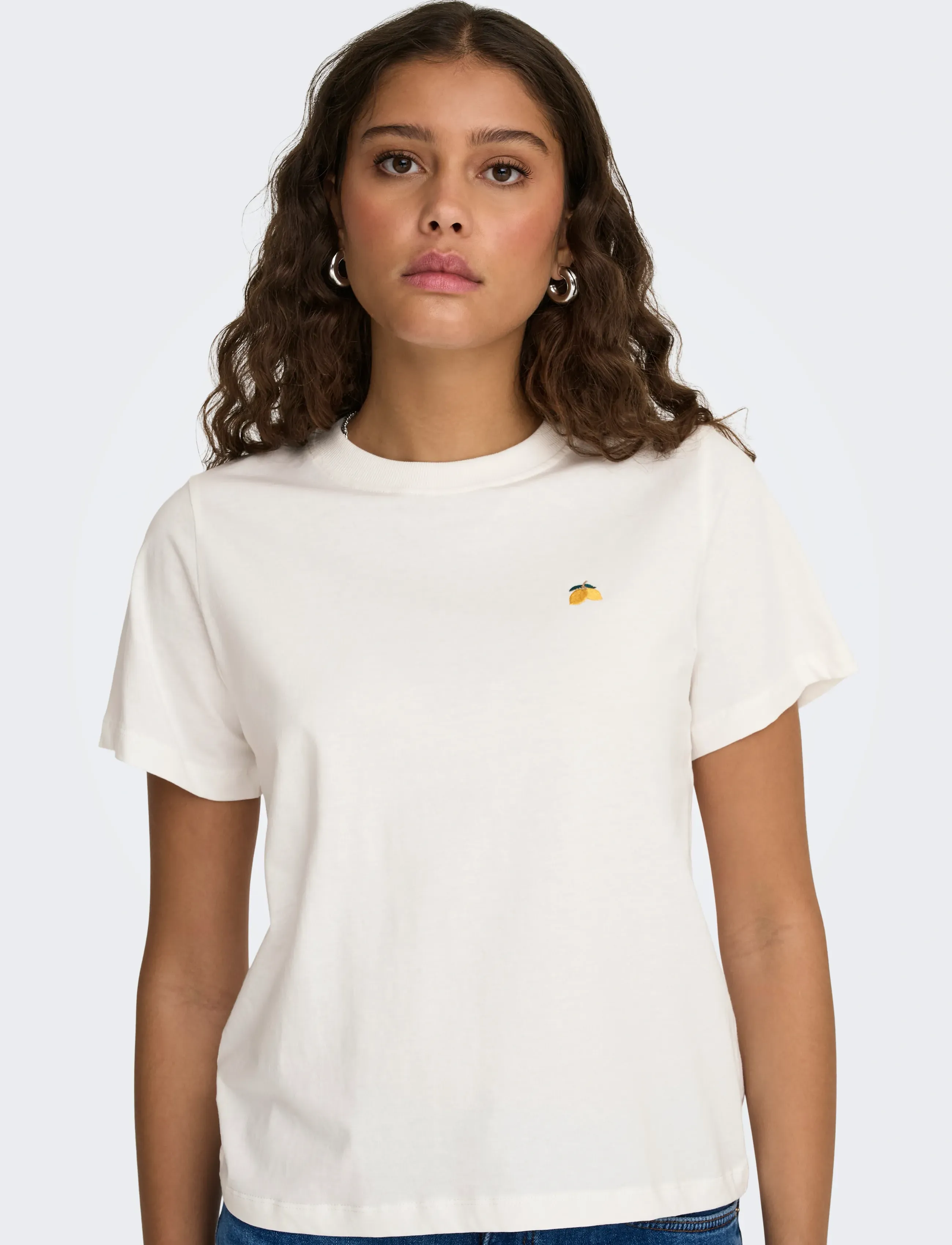 JDY - JDYPISA LIFE S/S PRINT TOP JRS NOOS - t-paidat - cloud dancer - 5
