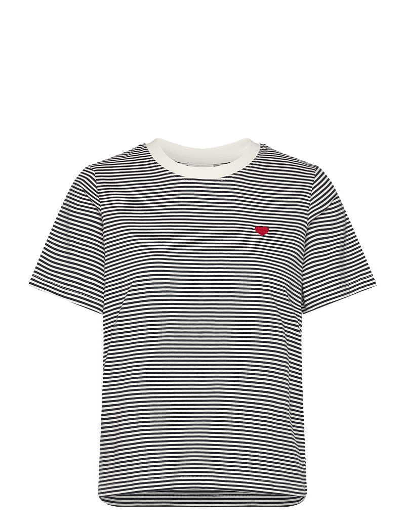 JDY - JDYPISA S/S PRINT TOP JRS NOOS - t-shirts - cloud dancer - 1